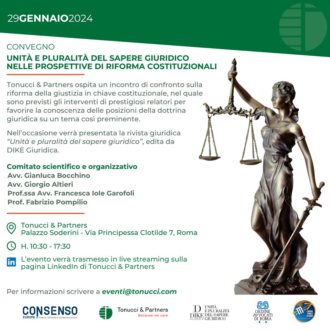 Unità e pluralità del sapere giuridico nelle prospettive di riforma costituzionali