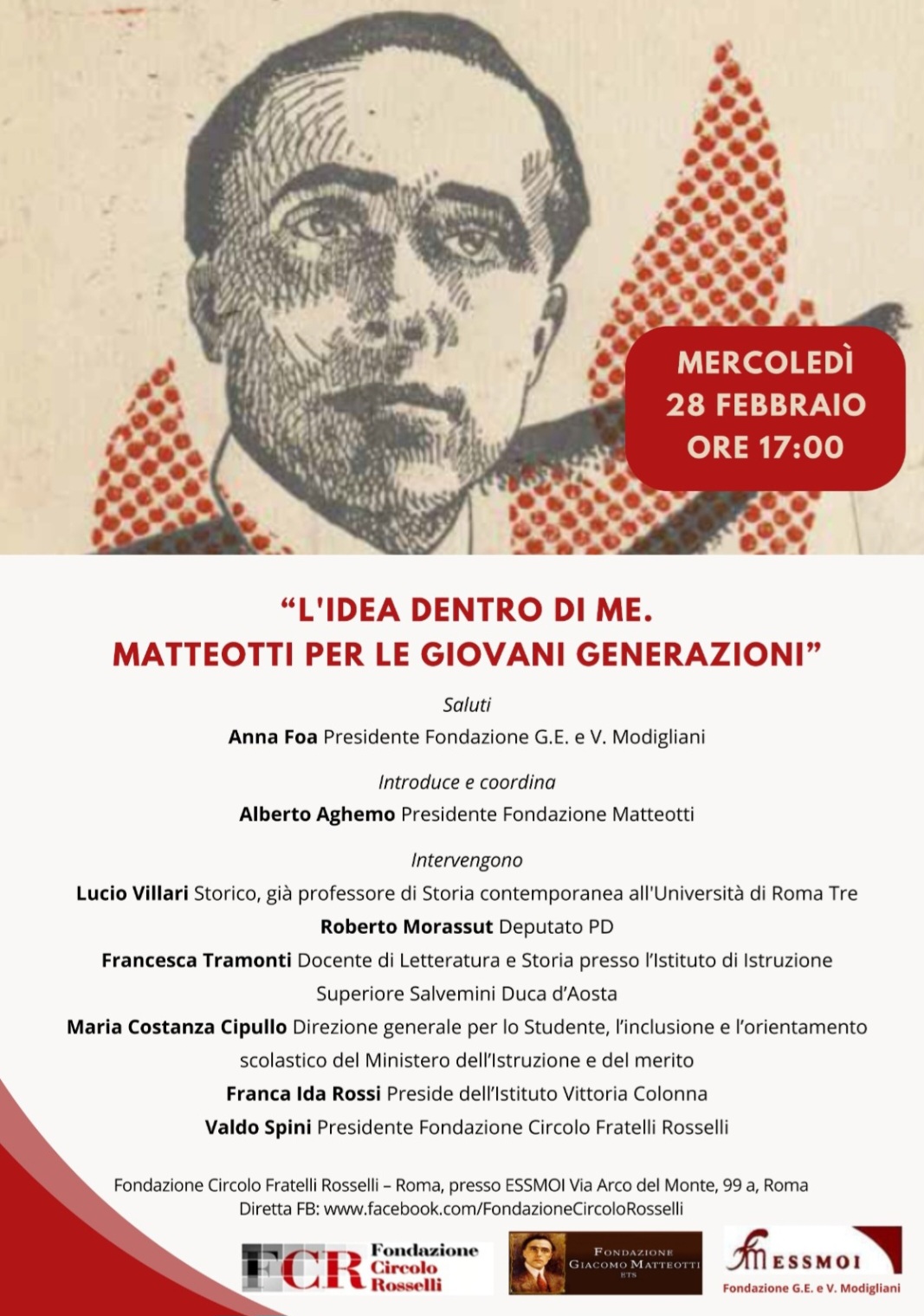 Presentazione del volume: "L'idea dentro di me. Metteotti per le giovani generazioni"