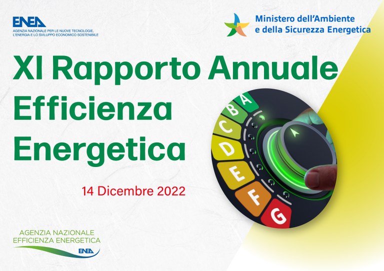 Presentazione dell'11&deg; Rapporto Annuale sull'Efficienza Energetica