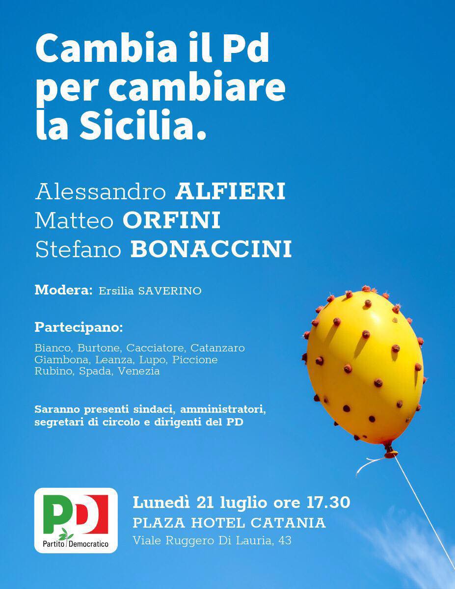Cambia il Pd per cambiare la Sicilia