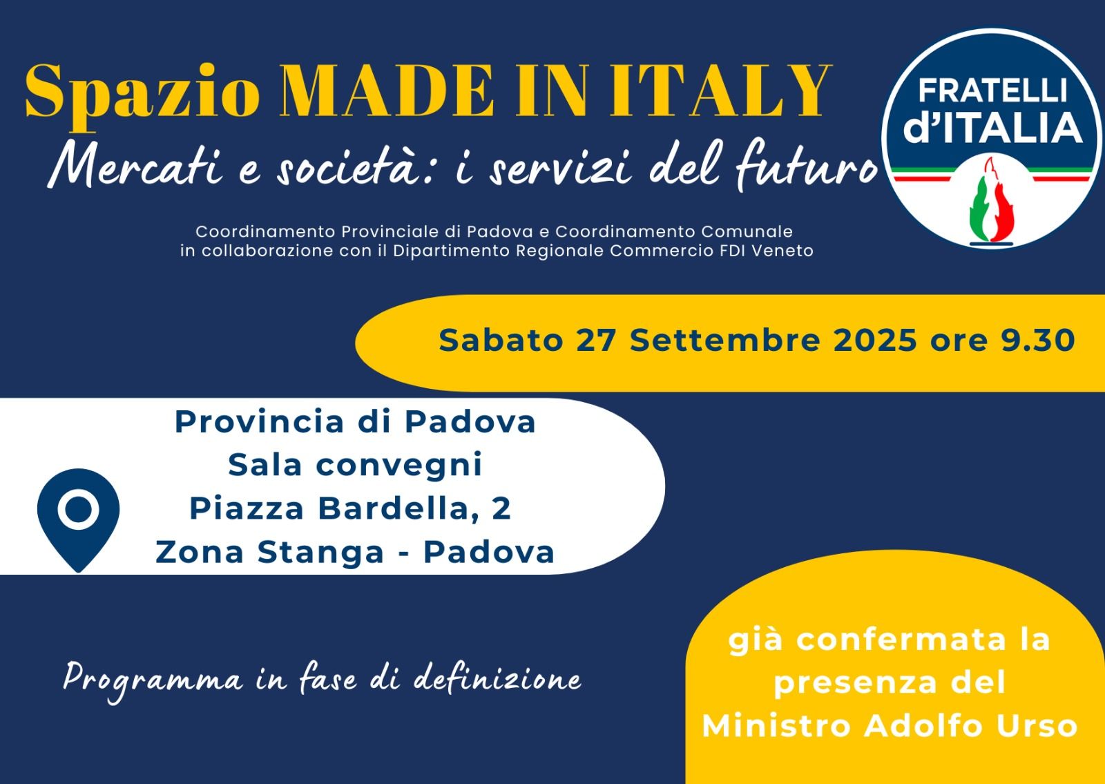 Spazio Made in Italy - Mercati e Società: i servizi del Futuro