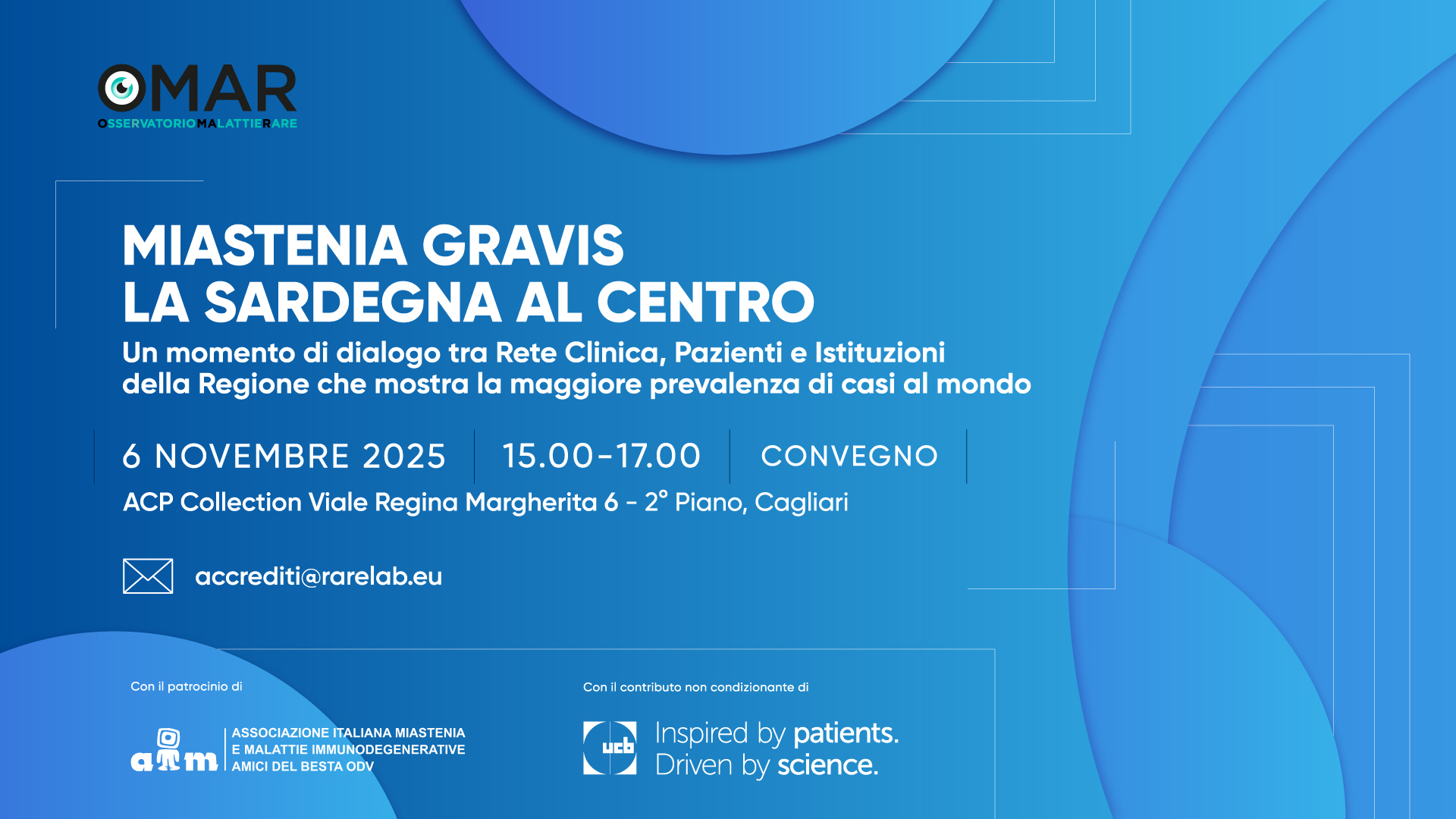 Miastenia Gravis, la Sardegna al centro