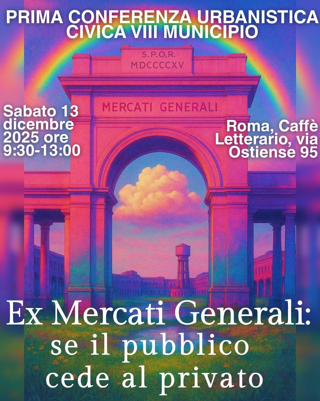 Prima conferenza urbanistica civica VIII Municipio