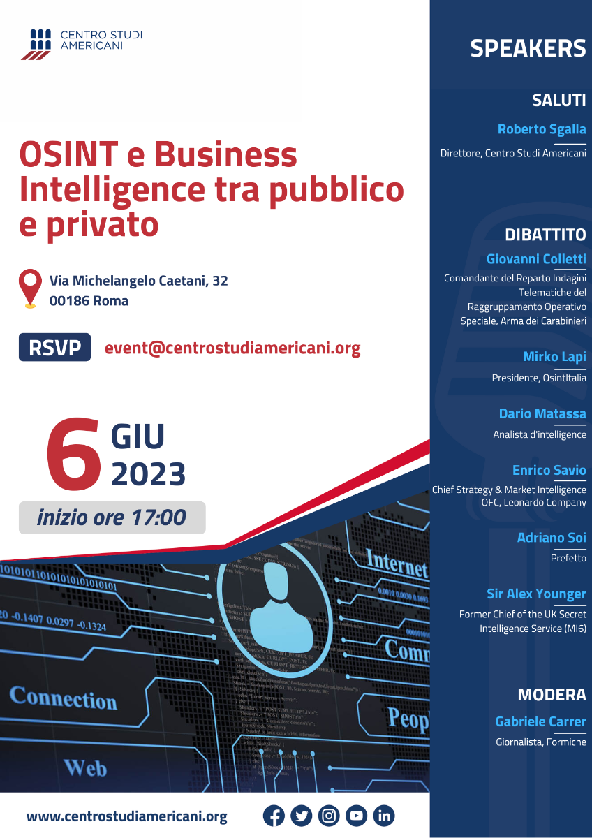 OSINT e Business Intelligence tra pubblico e privato