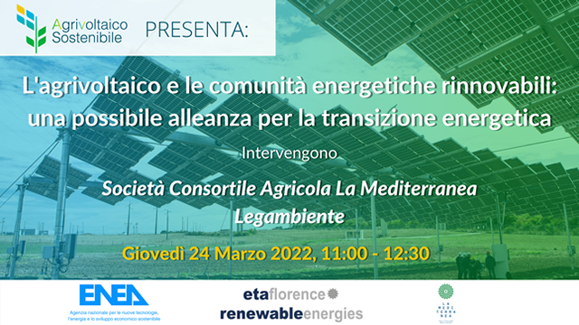 L'agrivoltaico e le comunit&agrave; energetiche rinnovabili: una possibile alleanza per la transizione energetica
