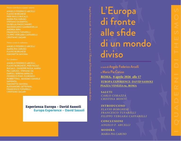 L'Europa di fronte alle sfide di un mondo diviso