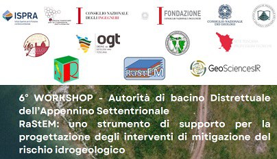 Workshop RaStEM: uno strumento di supporto per la progettazione degli interventi di mitigazione del rischio idrogeologico