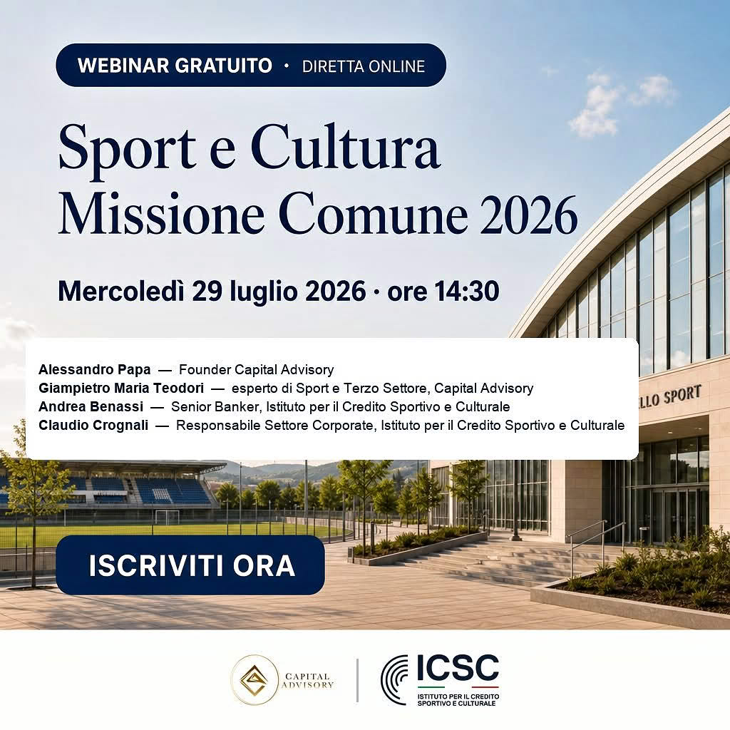 Sport e Cultura. Missione Comune 2026