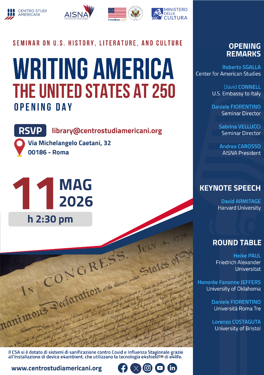 Writing America. The United States at 250