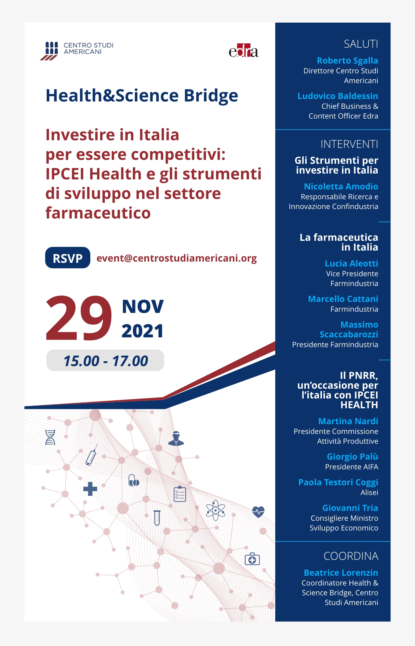 Investire in Italia per essere competitivi: IPCEI Health e gli strumenti di sviluppo nel settore farmaceutico