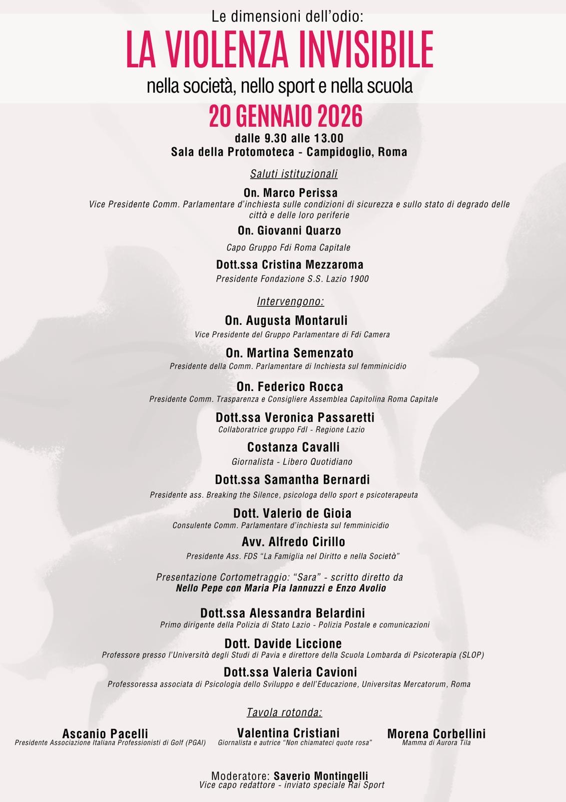 La violenza invisibile - nella società, nello sport e nella scuola