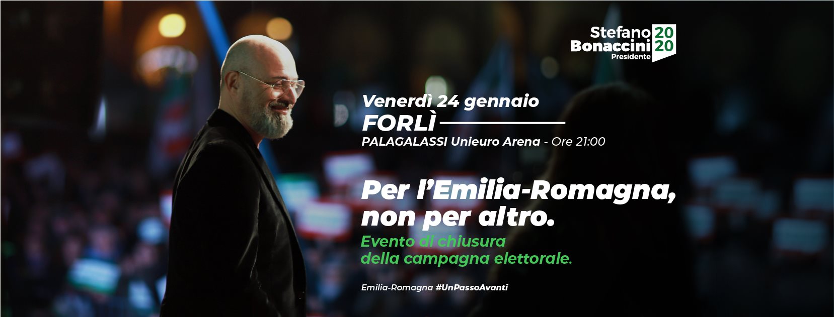 Chiusura Campagna Elettorale Stefano Bonaccini a Forlì