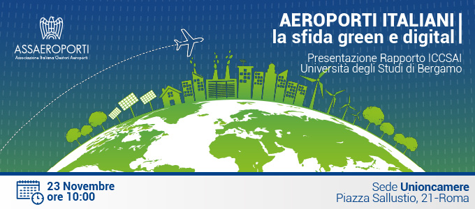 Aeroporti italiani: la sfida green e digital