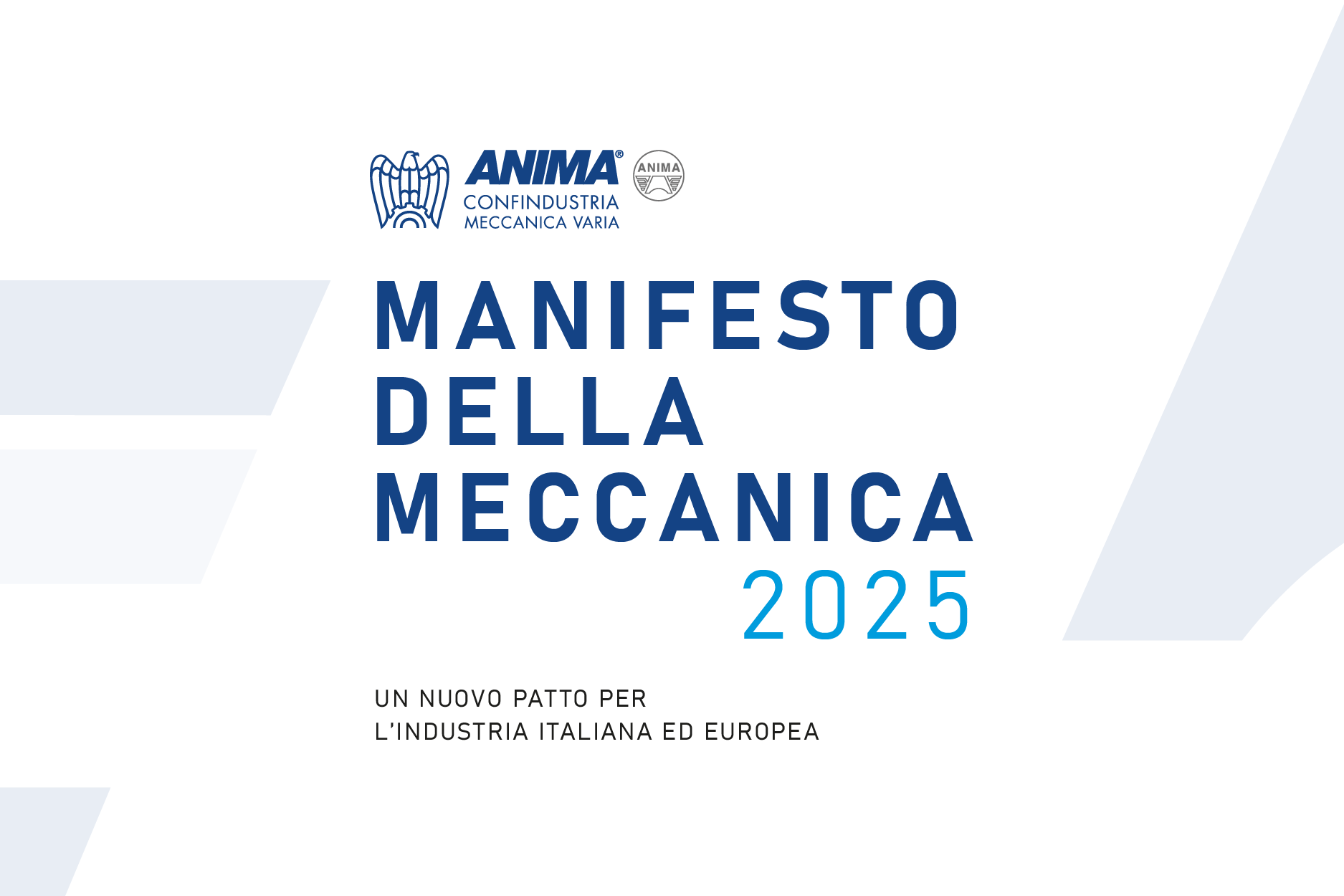 Il Manifesto della Meccanica 2025