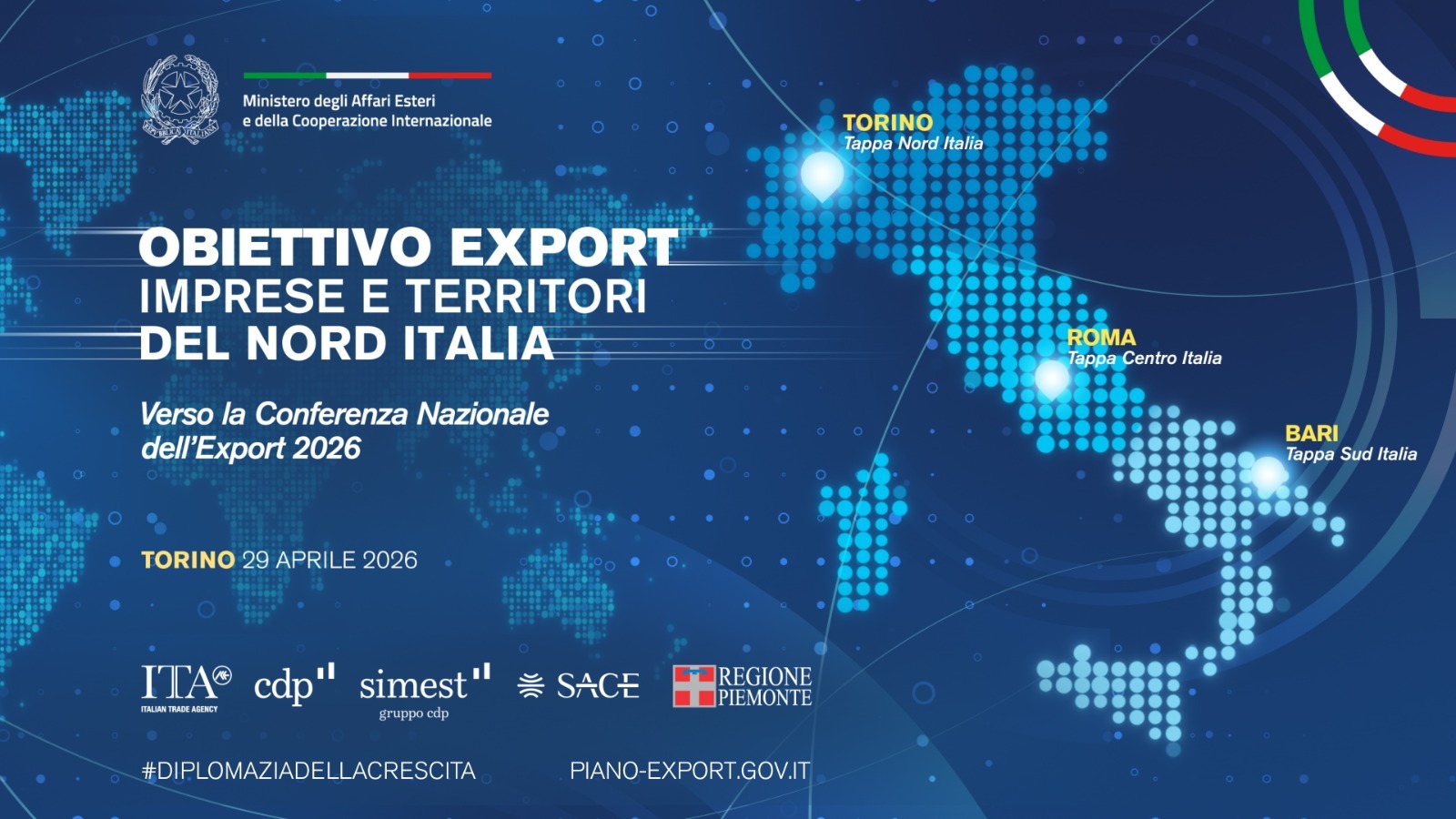 Obiettivo Export: Imprese e Territori del Nord Italia Verso la Conferenza Nazionale dell’Export 2026