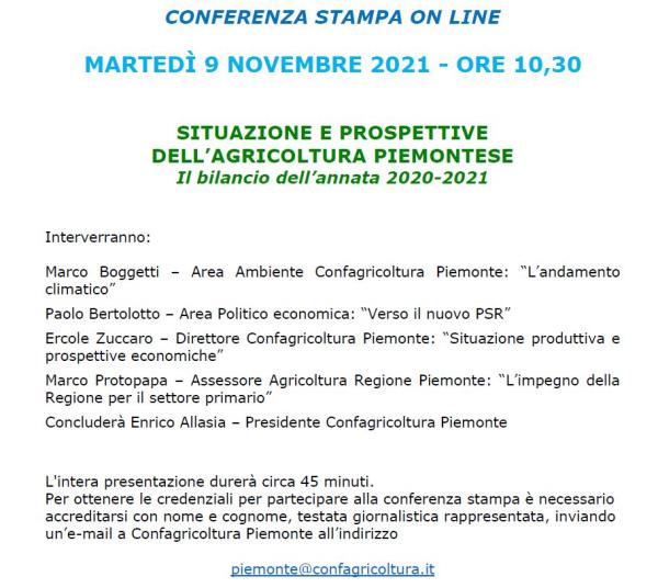 Annata agraria. andamento produttivo e prospettive economiche