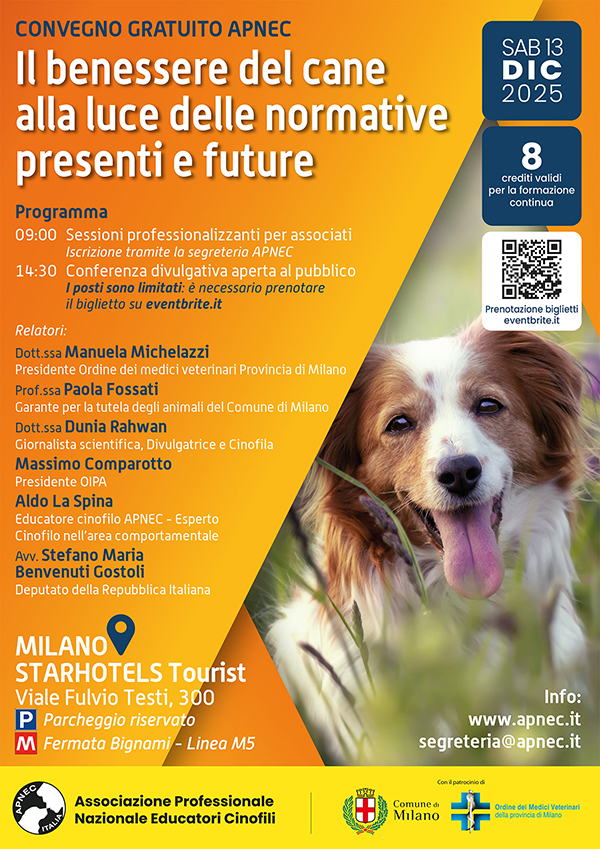 Il Benessere del cane alla luce delle normative presenti e future