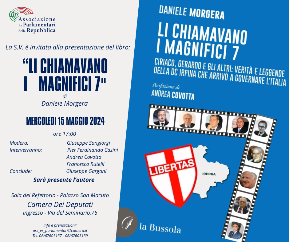 Presentazione del libro: “Li chiamavano i magnifici 7”