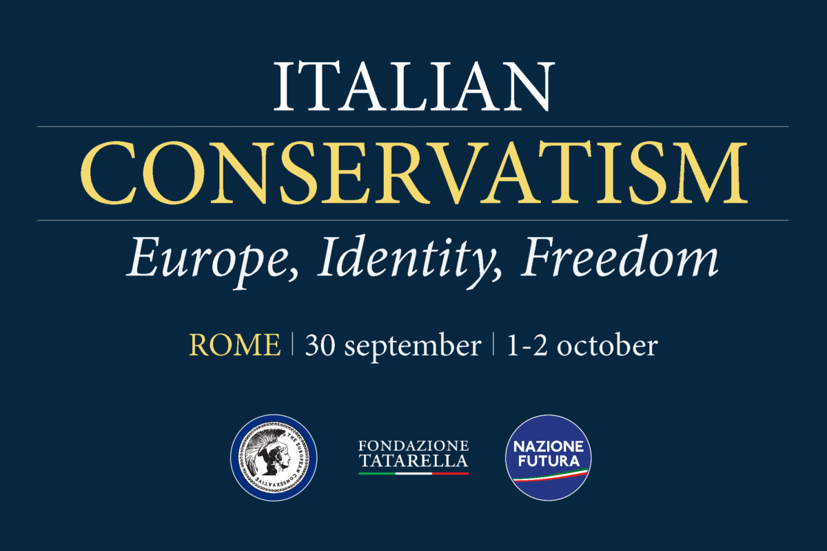 Italian conservatism. Europe, Identity, Freedom