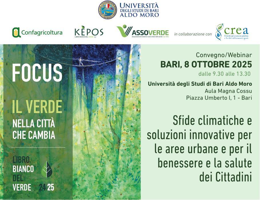 Il verde nella città che cambia: Sfide climatiche e soluzioni innovative per le aree urbane e per la salute e il benessere dei Cittadini