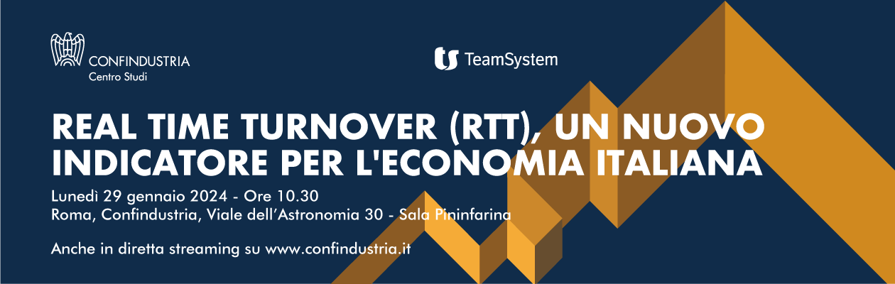 Presentazione Real Time Turnover (RTT), un nuovo indicatore per l'economia italiana