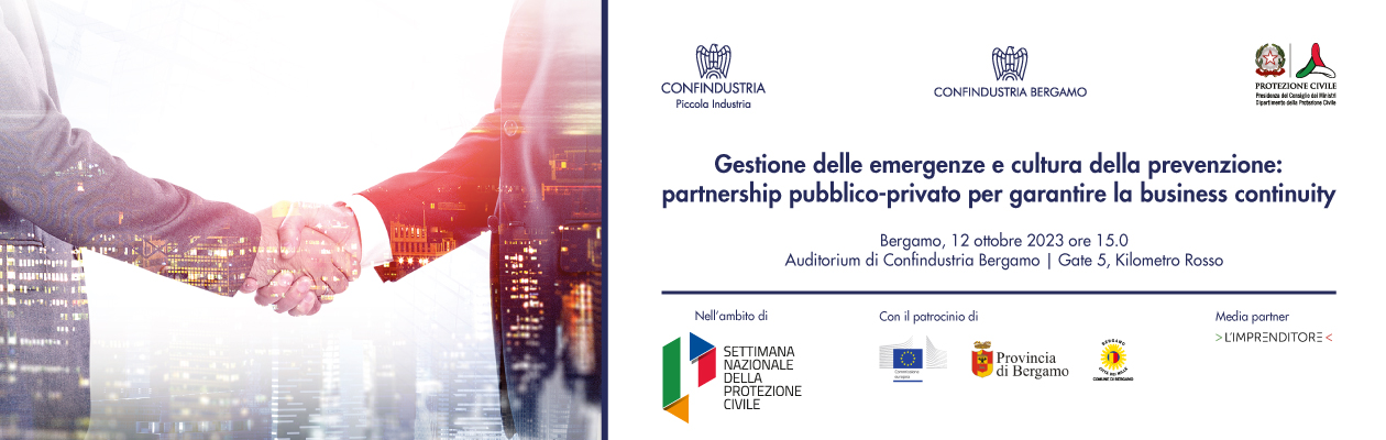 Gestione delle emergenze e cultura della prevenzione: partnership pubblico-privato per garantire la business continuity