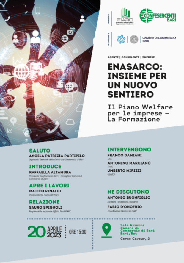Enasarco: insieme per un nuovo sentiero