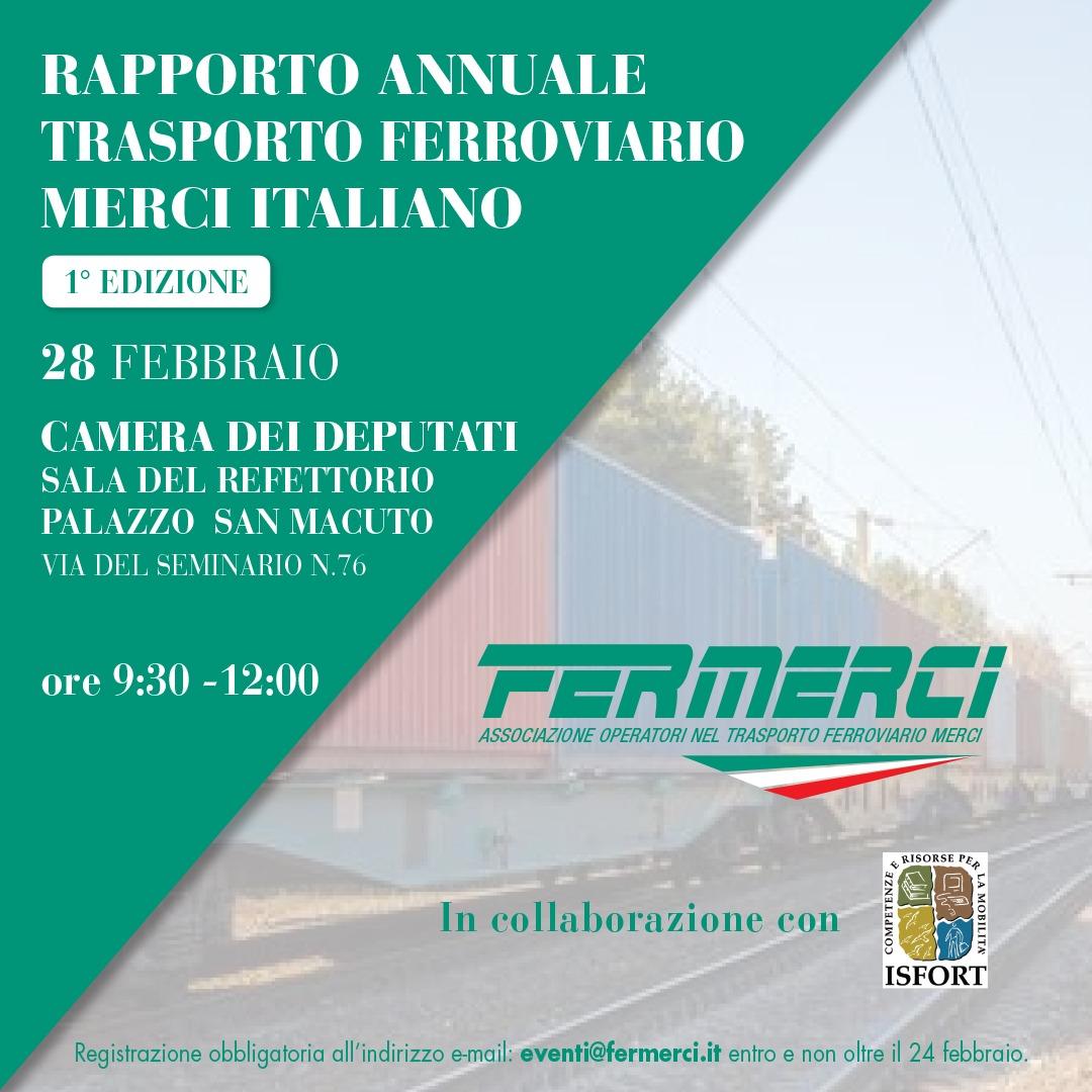 Rapporto Annuale trasporto ferroviario merci italiano