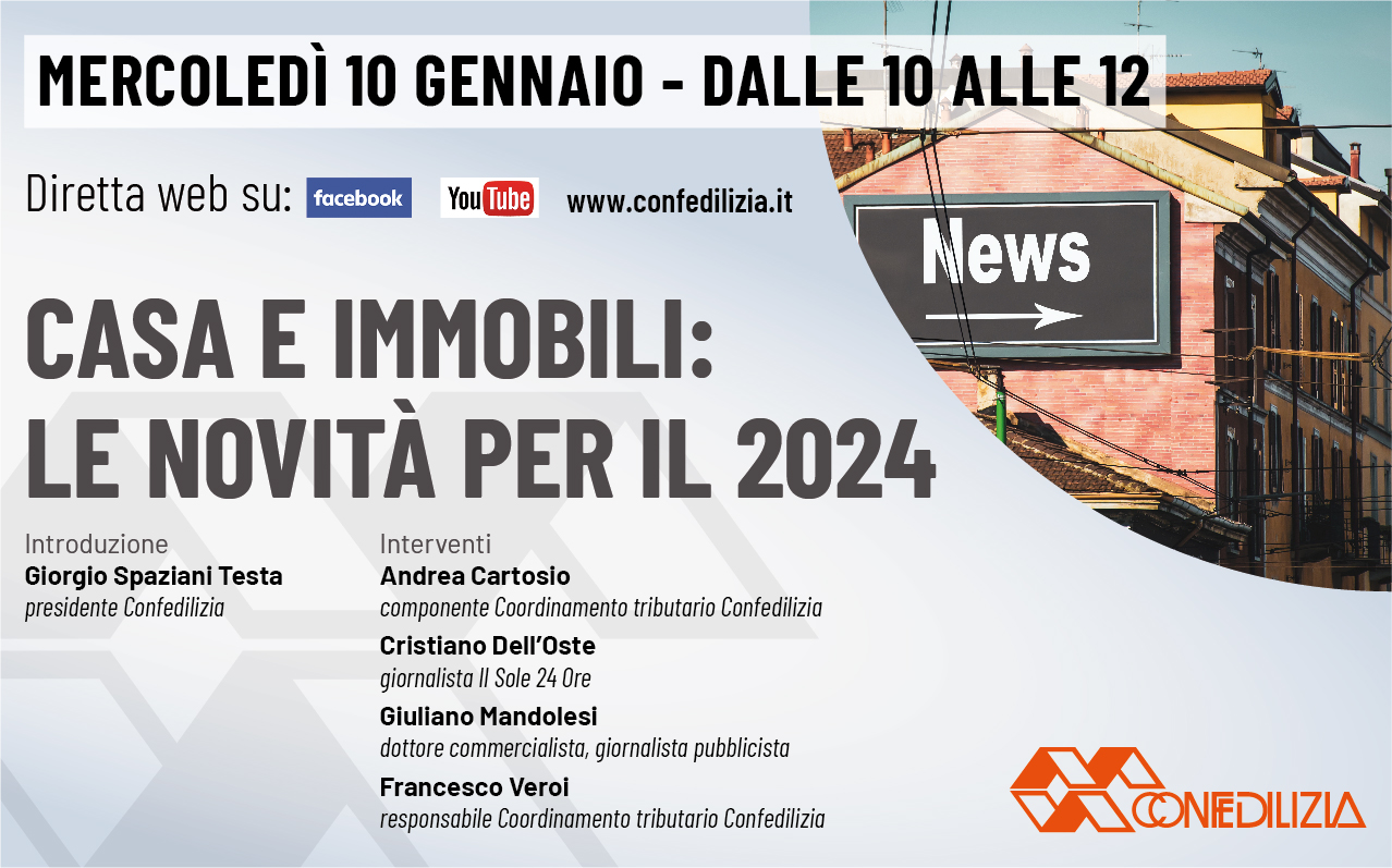 Casa e immobili: le novità per il 2024