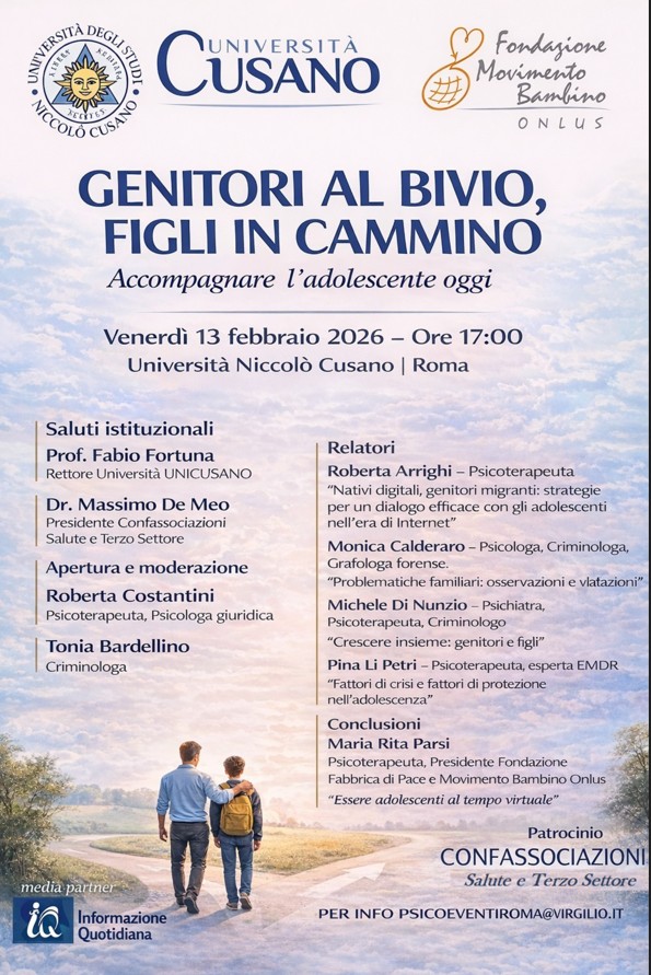Genitori al bivio, Figli in cammino: accompagnare l’adolescente oggi