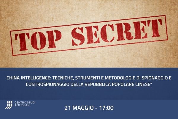 Presentazione del volume: “China intelligence”