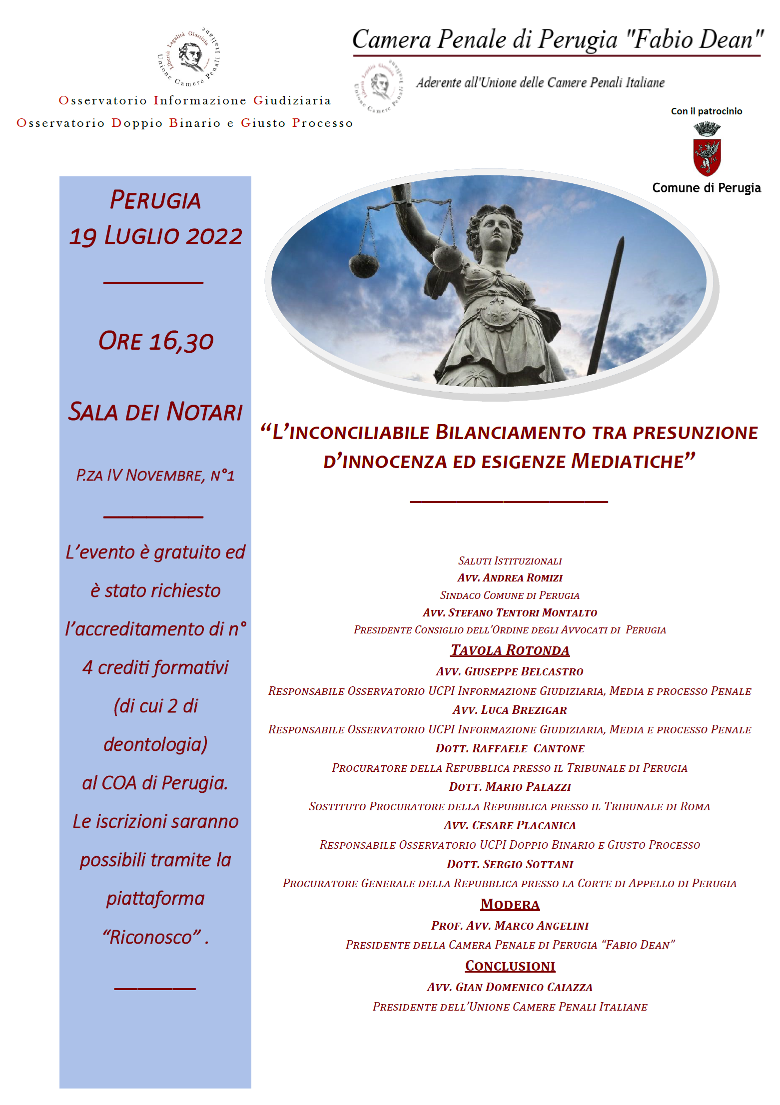 L'inconciliabile bilanciamento tra presunzione d'innocenza ed esigenze mediatiche
