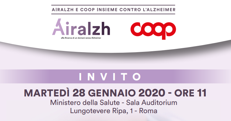 AIRALZH e COOP insieme contro l'Alzheimer