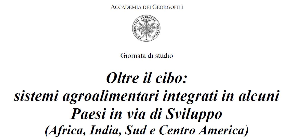 Oltre il cibo: sistemi agroalimentari integrati in alcuni paesi in via di sviluppo (Africa, India, Sud e Centro America)