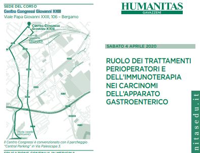 Ruolo dei trattamenti perioperatori e dell’immunoterapia nei carcinomi dell’apparato gastroenterico