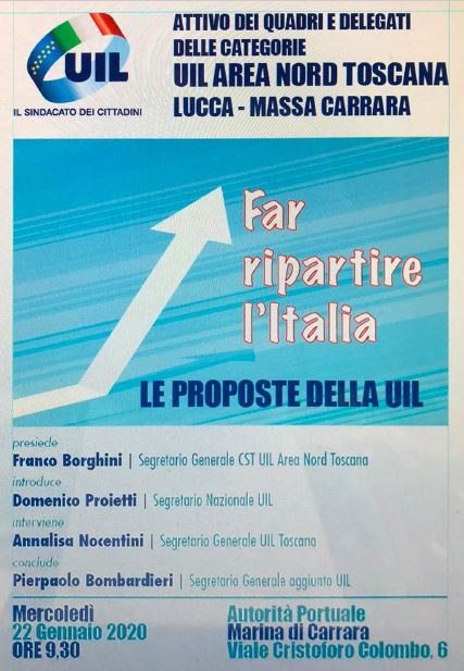 Far ripartire l'Italia. Le proposte della UIL