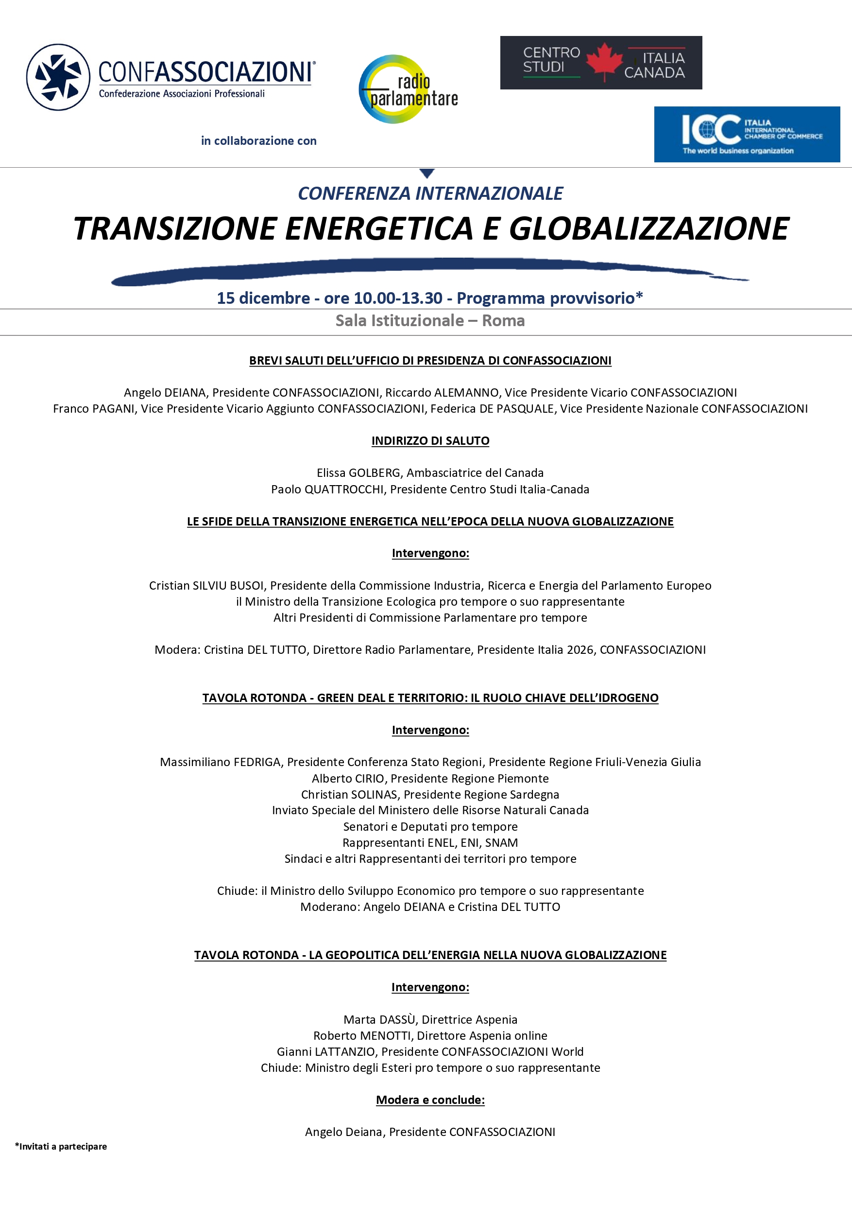 Transizione energetica e globalizzazione