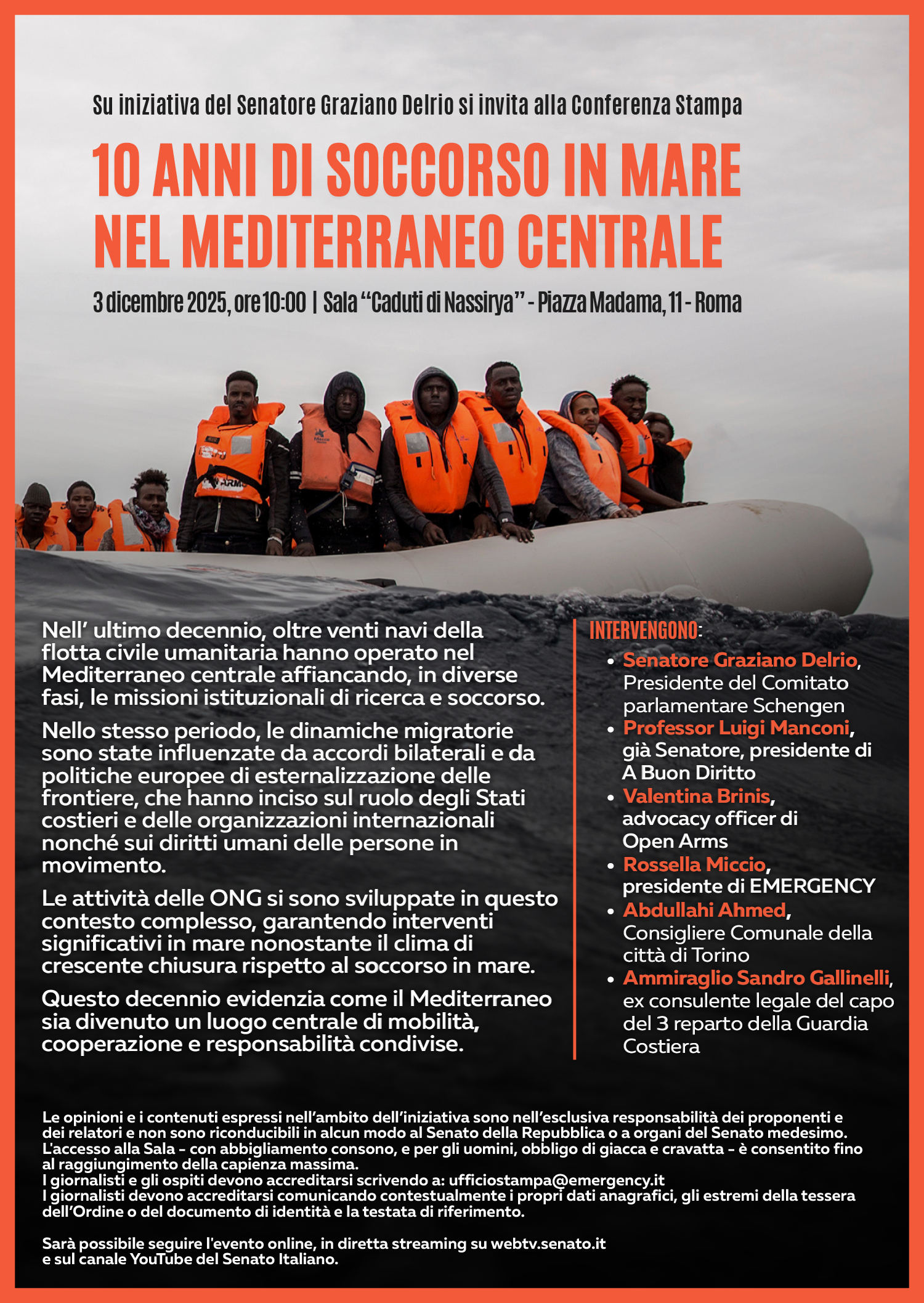 10 anni di soccorso in mare nel Mediterraneo centrale