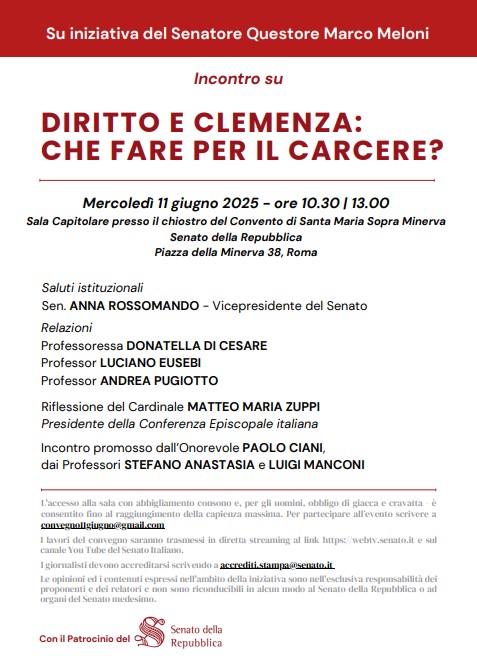 Diritto e clemenza: che fare per il carcere?