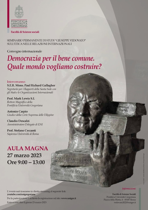 Democrazia per il bene comune. Quale mondo vogliamo costruire?