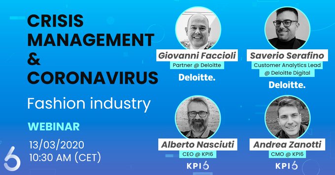 Crisis management &amp; Coronavirus - Fashion industry