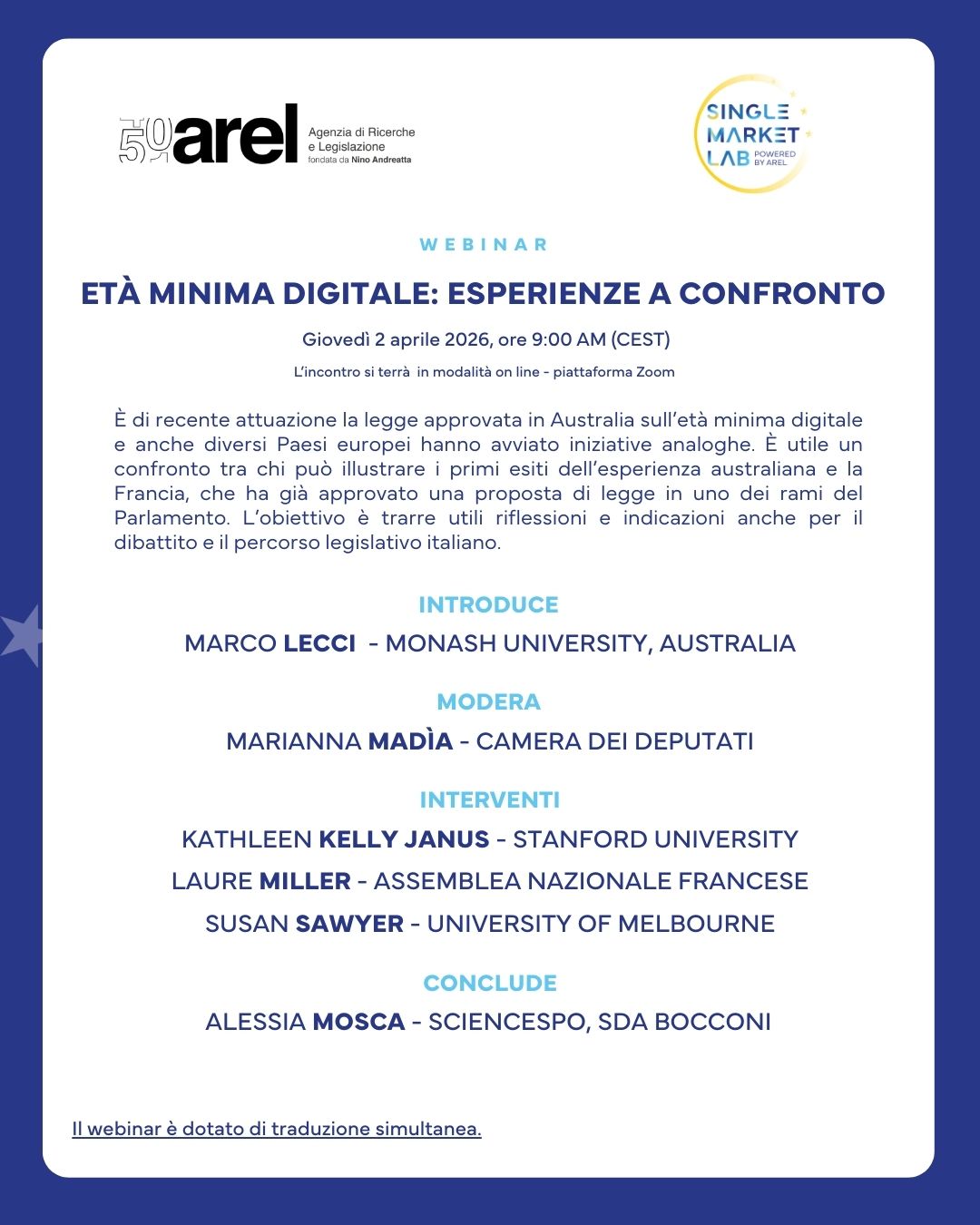 Età minima digitale: esperienze a confronto