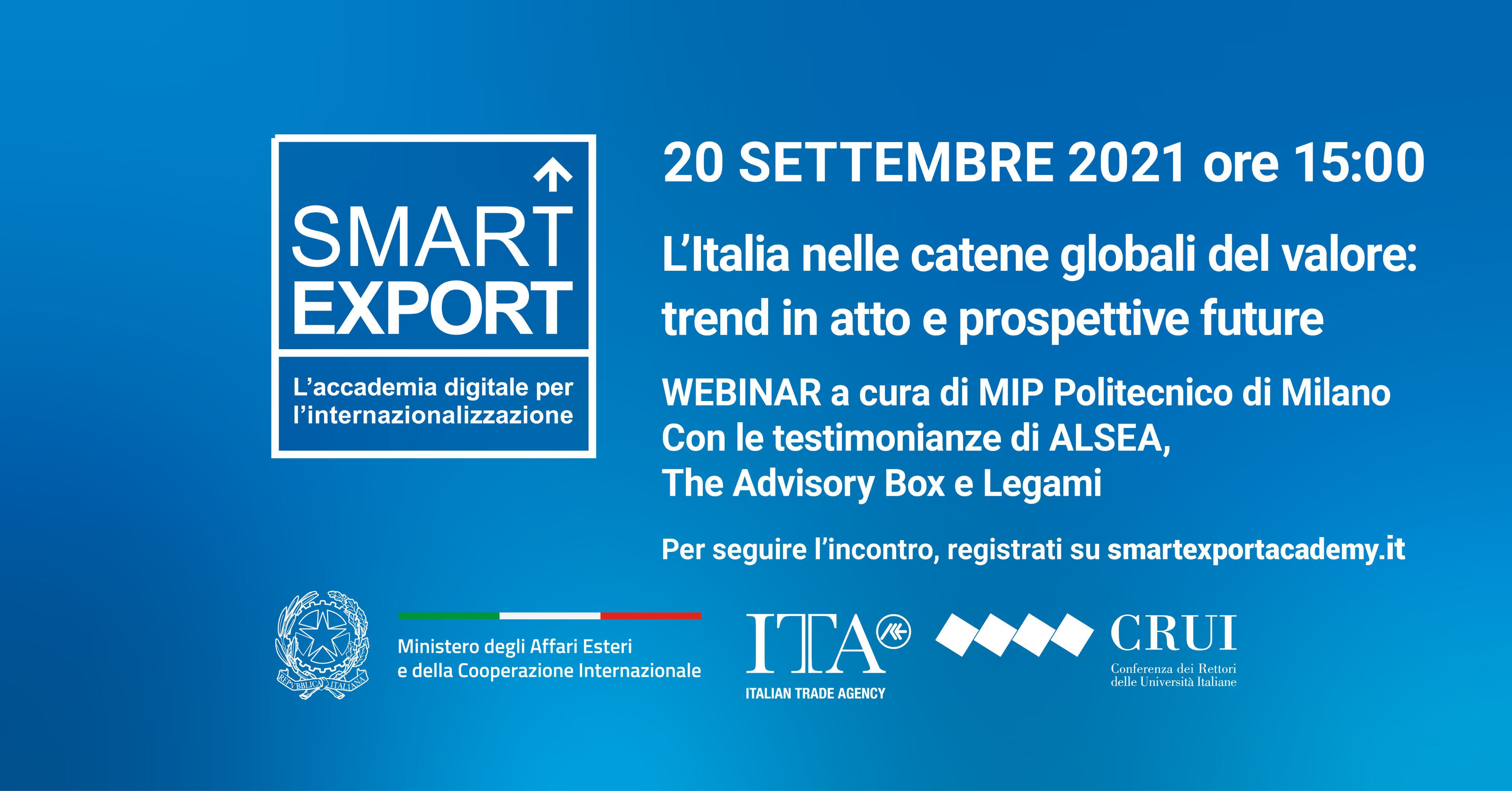 L&rsquo;Italia nelle catene globali del valore: trend in atto e prospettive future