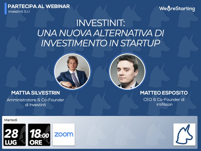 Investinit: una nuova alternativa di investimento in startup