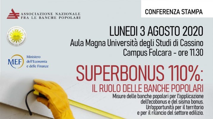 Supebonus 110%: il ruolo delle banche popolari