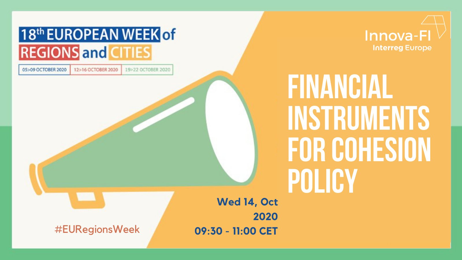 Financial instrument for cohesion policy