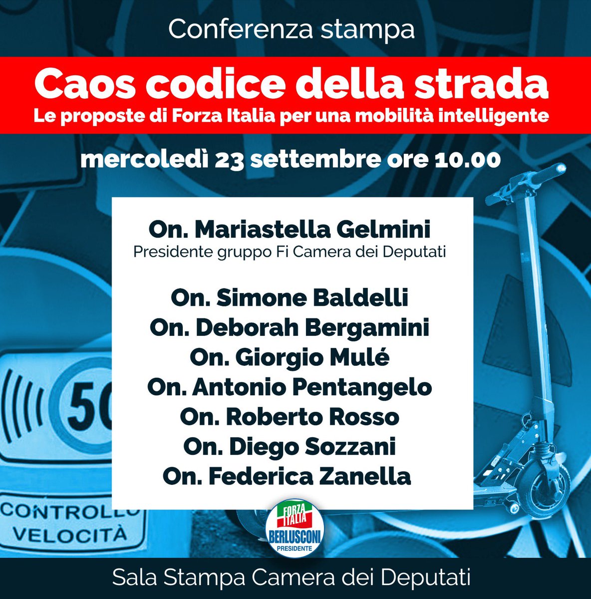 Caos Codice della strada. Le proposte di Forza Italia per una mobilità intelligente