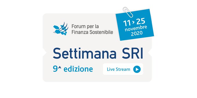 IX Settimana dell’Investimento Sostenibile e Responsabile SRI