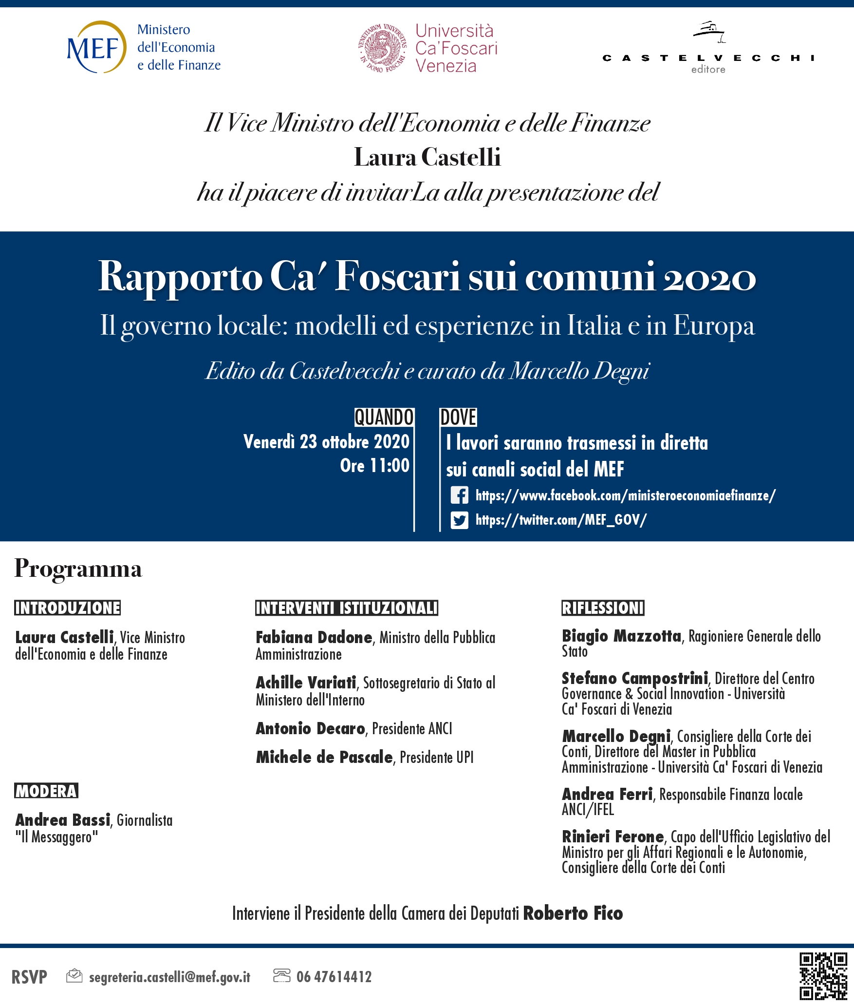 Rapporto Ca' Foscari 2020