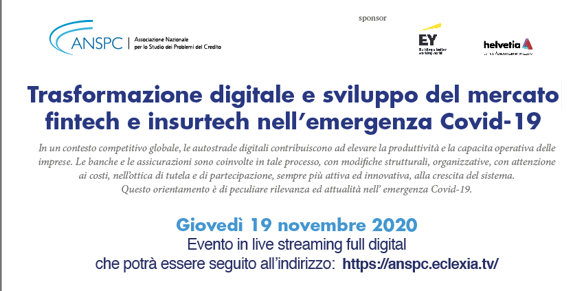 Trasformazione digitale e sviluppo del mercato fintech e insurtech nell&rsquo;emergenza Covid-19